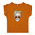 Vêtements Fille T-shirts manches courtes Only KONSNI SKULL Orange