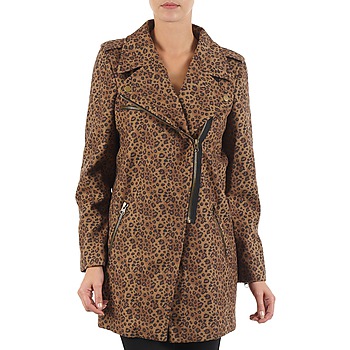 Vêtements Femme Manteaux Brigitte Bardot BB43110 Marron Leopard