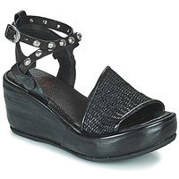 Chaussures Femme Sandales et Nu-pieds Airstep / A.S.98 ARCA RAFIA Noir