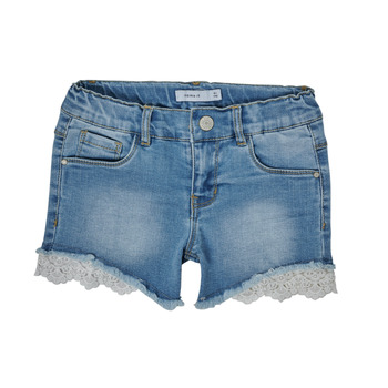 Vêtements Fille Shorts / Bermudas Name it NKFSALLI DNMTAHA Bleu