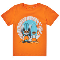 Vêtements Garçon T-shirts manches courtes Name it NMMMICKEY MICAH Orange