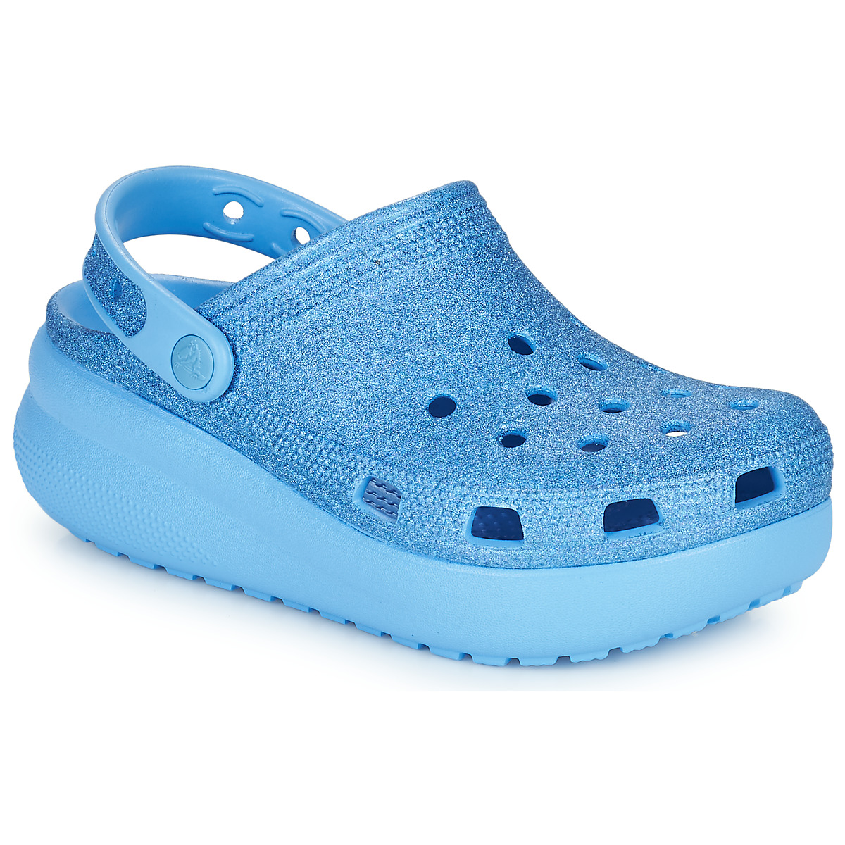 Chaussures Fille Sabots Crocs CLS CROCS GLITTER CUTIE CGK Bleu / Glitter