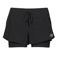 Vêtements Femme Shorts / Bermudas New Balance IMPT RUN 2 IN 1 Noir