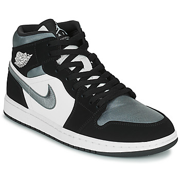 Chaussures Homme Baskets montantes Nike AIR JORDAN 1 MID GS 'Satin Smoke Grey' Blanc