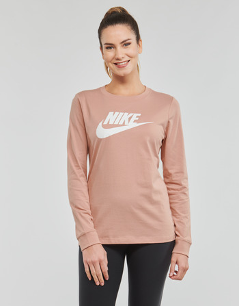 Vêtements Femme T-shirts manches longues Nike Long-Sleeve T-Shirt ROSE WHISPER/WHITE