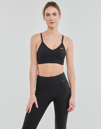 Vêtements Femme Brassières de sport Nike V-Neck Light-Support Sports Bra BLACK/BLACK/BLACK/WHITE