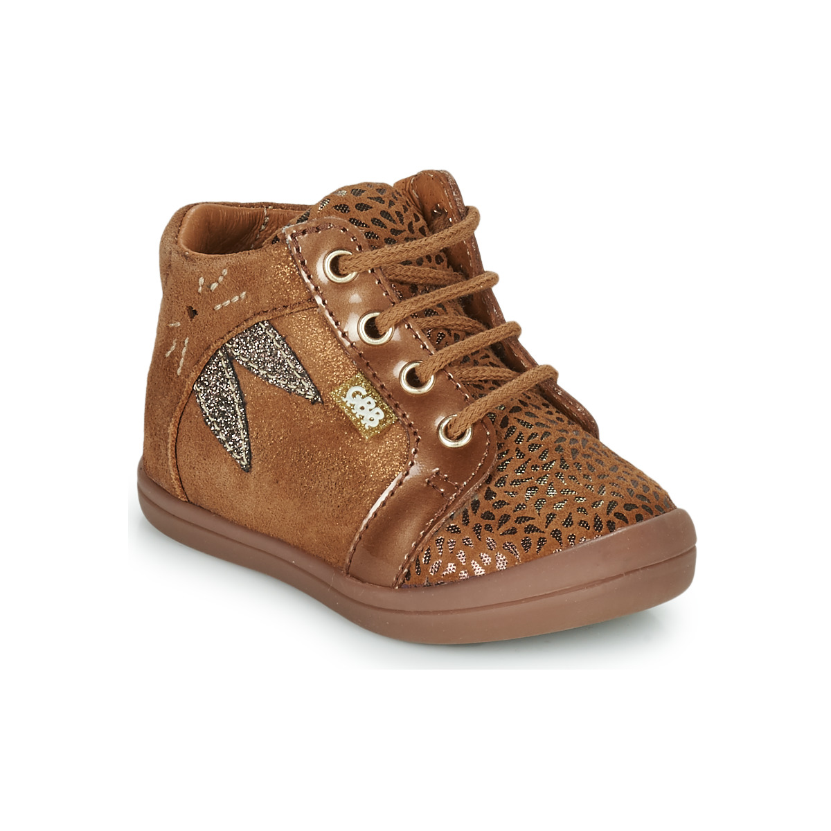 Chaussures Fille Baskets montantes GBB CHOUGA Marron