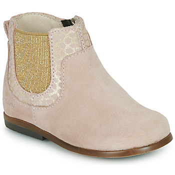Chaussures Fille Boots Little Mary PIVOINE Rose