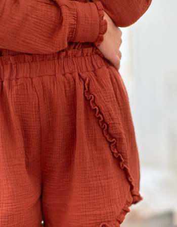 Vêtements Femme Shorts / Bermudas Céleste ZOE Terracotta