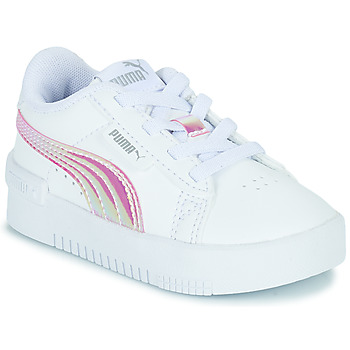 Chaussures Fille Baskets basses Puma Jada Holo AC Inf Blanc / Rose