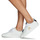 Chaussures Femme Baskets basses Le Coq Sportif COURTCLASSIC W PIED DE POULE Blanc