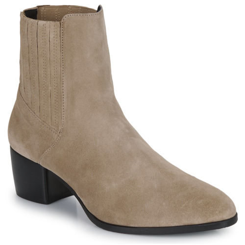 Chaussures Femme Bottines JB Martin LEA CROUTE VELOURS TAUPE