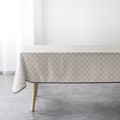 serviettes de table nappes, sets de table douceur d intérieur  nappe rectangle 150 x 240 cm polyester imprime gris 