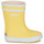 Chaussures Enfant Bottes de pluie Aigle BABY FLAC 2 Jaune / Blanc
