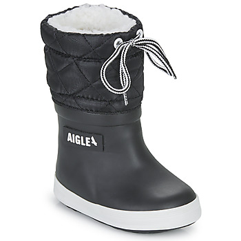 Chaussures Enfant Bottes de neige Aigle GIBOULEE 2 Noir / Blanc