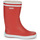 Chaussures Enfant Bottes de pluie Aigle LOLLY POP 2 Rouge / Blanc