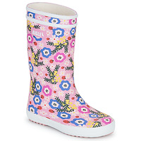 Chaussures Fille Bottes de pluie Aigle LOLLY POP PLAY2 Rose / Multicolore