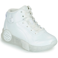 Chaussures Fille Baskets montantes Skechers S-LIGHTS REMIX Blanc