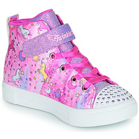 Chaussures Fille Baskets montantes Skechers TWINKLE SPARKS Rose