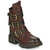 Chaussures Femme Boots Airstep / A.S.98 HELL BUCKLE Bordeaux