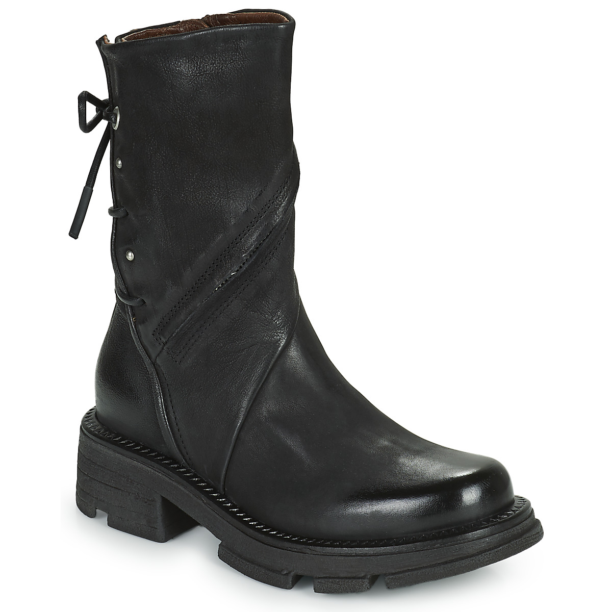 Chaussures Femme Boots Airstep / A.S.98 LANE ZIP Noir