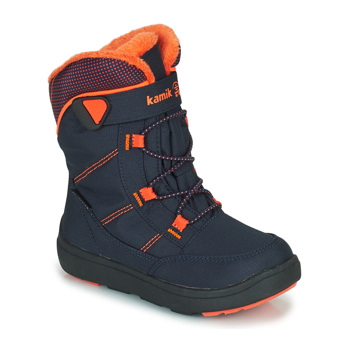 Chaussures Enfant Bottes de neige KAMIK STANCE 2 Marine / Orange