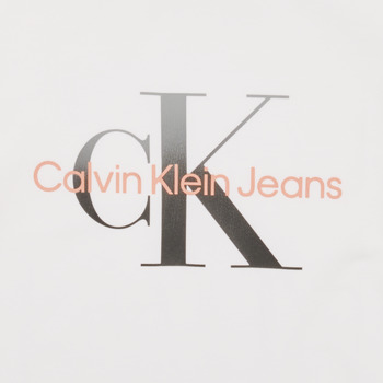 Calvin Klein Jeans GRADIENT MONOGRAM T-SHIRT Blanc