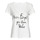 Vêtements Femme T-shirts manches courtes Ikks BV10045 Ecru