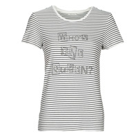 Vêtements Femme T-shirts manches courtes Ikks BV10145 Ecru