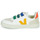Chaussures Enfant Baskets basses Veja SMALL V-10 Blanc / Bleu / Jaune / Vert