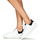 Chaussures Femme Baskets basses Victoria MILAN EFECTO PIEL & SERR Blanc / Noir