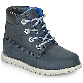Chaussures Enfant Boots Timberland POKEY PINE 6IN BOOT WITH Bleu