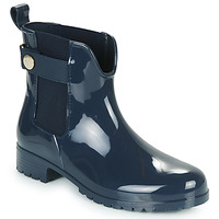 Chaussures Femme Bottes de pluie Tommy Hilfiger Ankle Rainboot With Metal Detail Marine