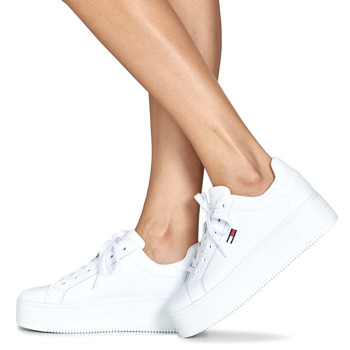 Tommy Jeans TOMMY JEANS FLATFORM ESSENTIAL Blanc