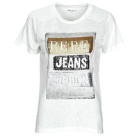 Vêtements Femme T-shirts manches courtes Pepe jeans TYLER Blanc