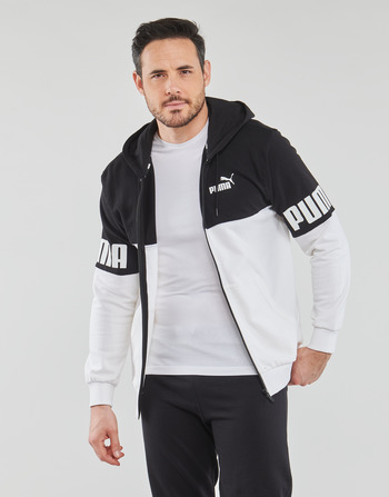 Vêtements Homme Sweats Puma PUMA POWER COLORBLO Noir / Blanc