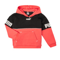 Vêtements Fille Sweats Puma PUMA POWER COLORBLOCK HOODIE Noir / Orange
