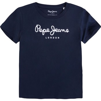 Vêtements Garçon T-shirts manches courtes Pepe jeans ART Marine