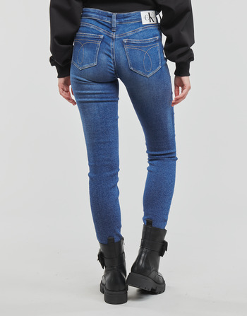 Calvin Klein Jeans MID RISE SKINNY Bleu Medium