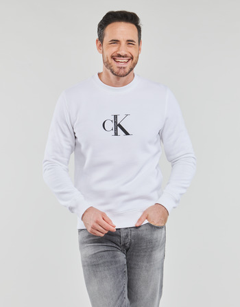 Vêtements Homme Sweats Calvin Klein Jeans CK INSTITUTIONAL CREW NECK Noir