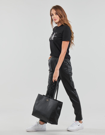 Calvin Klein Jeans CORE MONOGRAM REGULAR TEE Noir