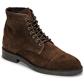 Chaussures Homme Boots Selected SLHBLAKE SUEDE BROGUE BOOT Marron