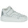 Chaussures Femme Baskets montantes Calvin Klein Jeans CHUNKY CUPSOLE LACEUP MID M Blanc / Argent