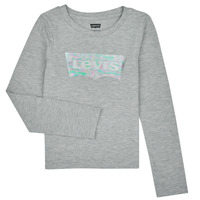 Vêtements Fille T-shirts manches longues Levi's LS BATWING TOP Gris