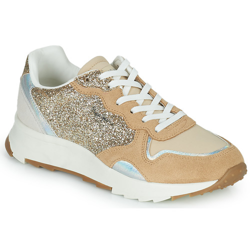 Chaussures Femme Baskets basses Pepe jeans JOY STAR GLAM Beige