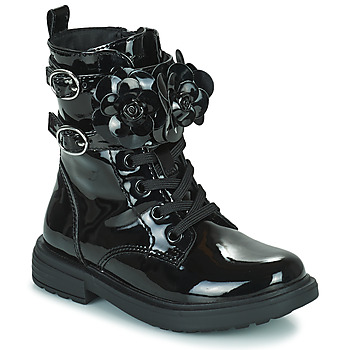 Chaussures Fille Boots Geox J ECLAIR GIRL Noir