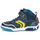 Chaussures Garçon Baskets montantes Geox J INEK BOY A Bleu  / Rouge