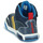 Chaussures Garçon Baskets montantes Geox J INEK BOY A Bleu  / Rouge