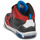 Chaussures Garçon Baskets montantes Geox J INEK BOY D Rouge / Bleu
