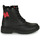 Chaussures Fille Boots Geox J CASEY GIRL C Noir / Rouge
